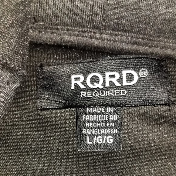 NWT RQRD Required Grey Pull Over High Collar Size L - Picture 4 of 4